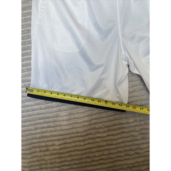 Under Armour Project Rock Iron Paradise White Black Mesh Men’s Shorts ~No Sz Tag - Picture 16 of 16